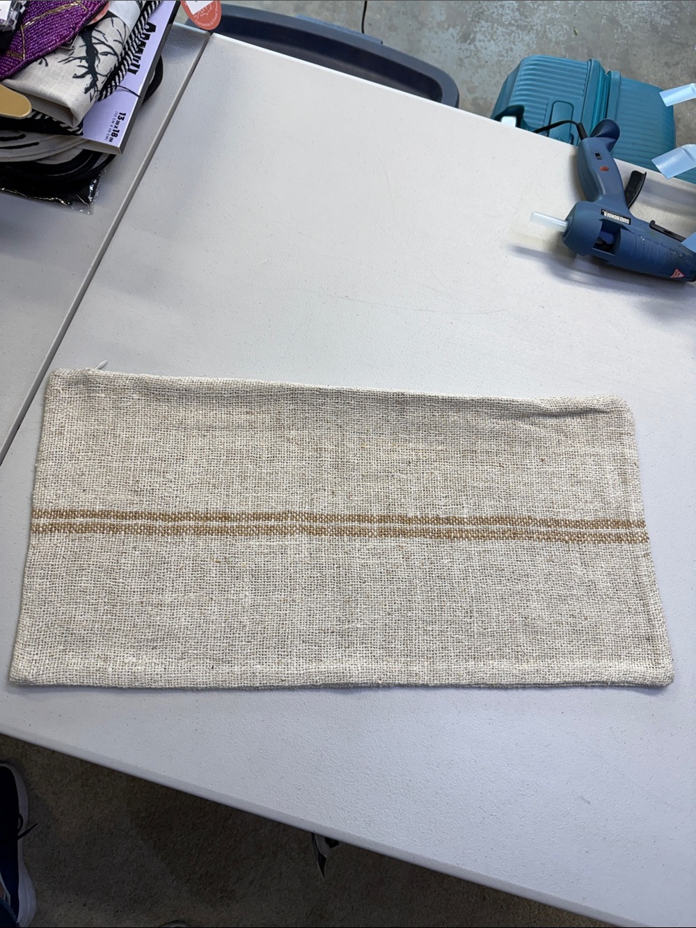 Eileen Fisher Home 100% Silk Lumbar Pillow 11x22 Natural Textured Neutral - Picture 4 of 5